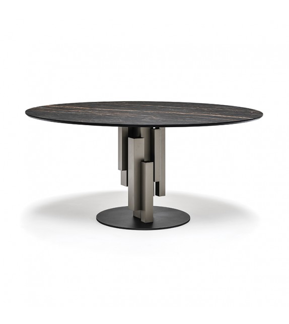 Skyline Keramik Round - Dining Table by Cattelan Italia