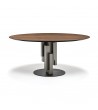 Skyline Wood Round - Dining Table by Cattelan Italia